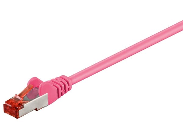 Patch-kaapeli CAT 6, S/FTP (PiMF), magenta, 1,5 m