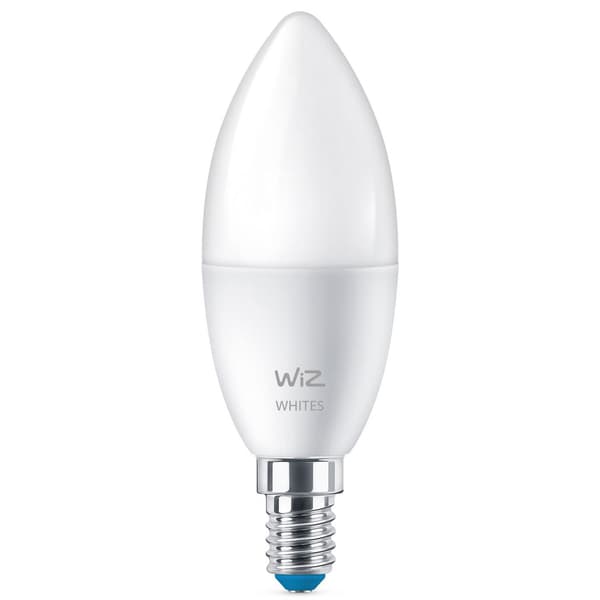 WiFi Smart LED E14 Krone 40W Varm-kald hvit 470 lm 3-pakning Vit
