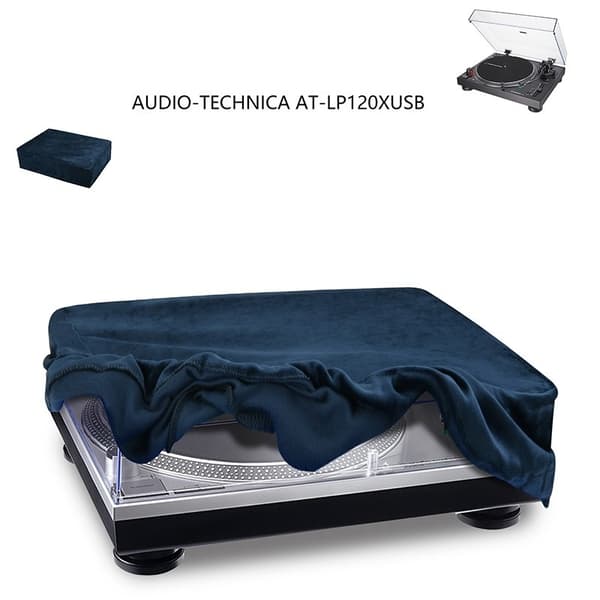 Mykt støvdeksel kompatibelt med Audio-Technica AT-LP120XUSB platespiller - Spandex-materiale