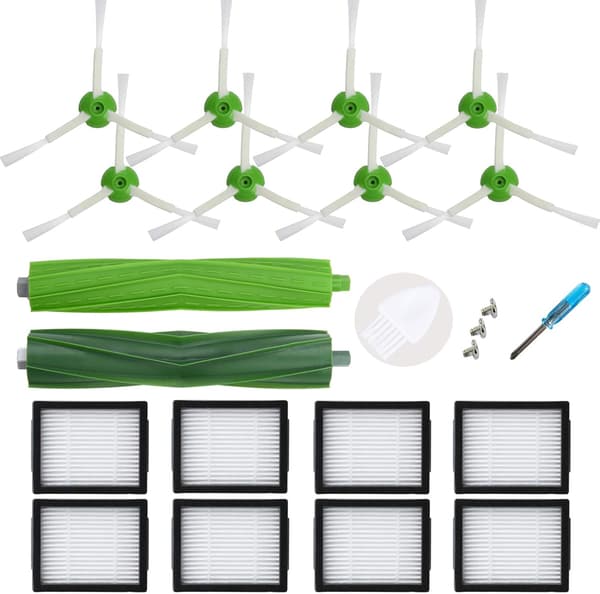 20 reservedeler for iRobot Roomba I-serien i3 i3+ i4 i4+ i6 i6+ i7 i7+ i8 i8+ E-serien e5 e6 Refill