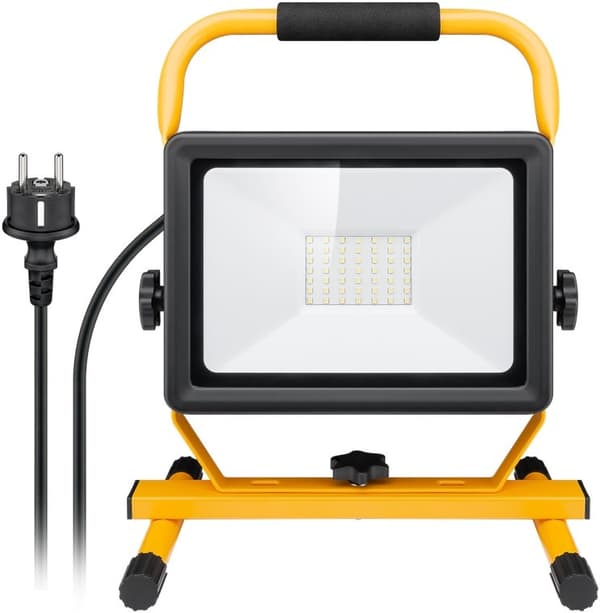 LED-strålkastare med bas, 50 W