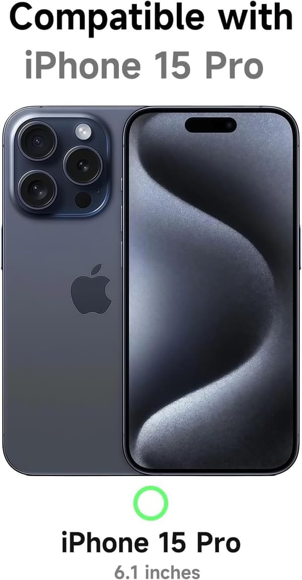 Flydende silikone magnetisk etui til iPhone 15 Pro, LILLA iPhone 15 Pro