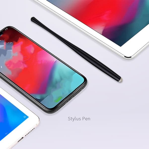 Universal Kapacitiv Stylus Pen til Tablets og Smartphones - Glat Berøring, Udskiftelig Spids Sort