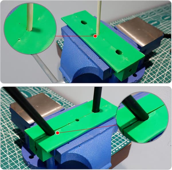 2 st Skruvstyckesbackar Skyddsbackar för skruvstycken med magneter Bredd 110mm/150mm