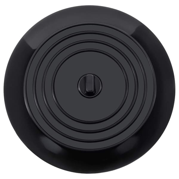 Diskbänkspropp Silikon Svart 15 cm Svart 15 cm Black