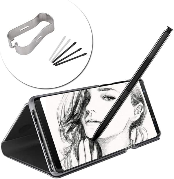 Avanceret S Pen opladersæt (sort) til Samsung Galaxy Note 8/9 Tab S3/4