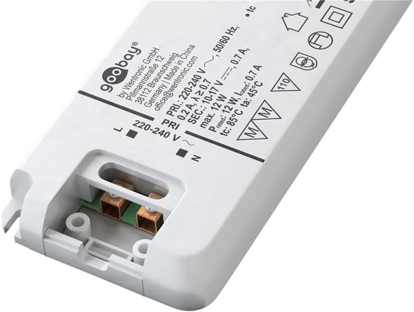 LED konstantströmsdrivdon 700 mA, 12 W, superplatt