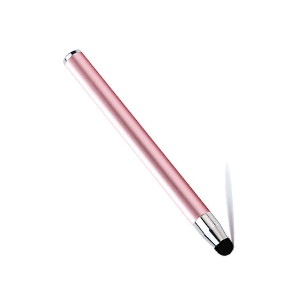 Infällbar kapacitiv pekpenna för pekskärmar Rosa Pink