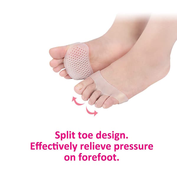 Forfotpute for smertelindring Gel Klar 5 par