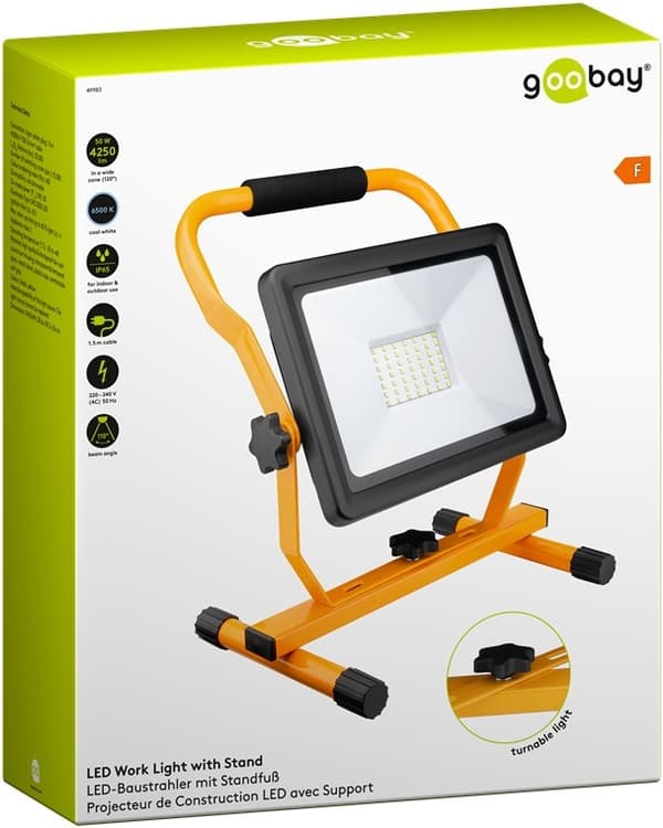 LED-kohdevalo jalustalla, 50 W