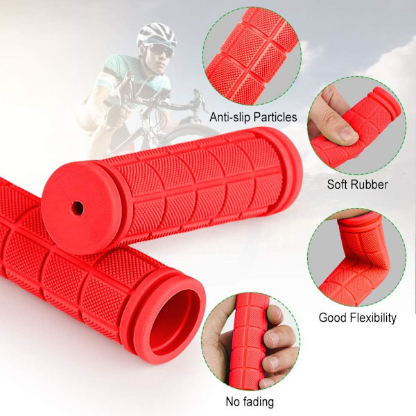Ergonomiska cykelhandtag, 1 par