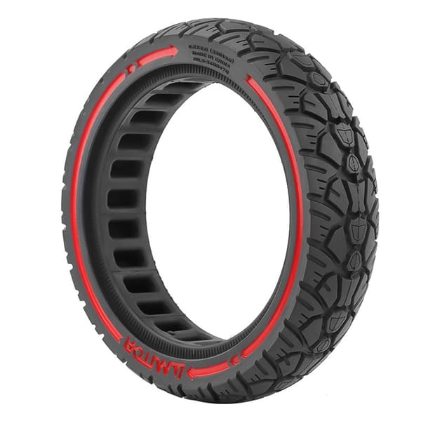Punkterfrit dæk Xiaomi M365 8.5x2.0 (230x50) Sort/rød