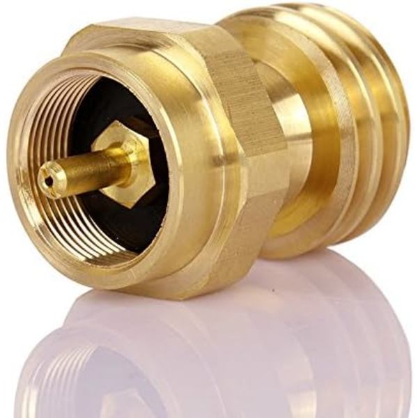 Propanflaske adapter, adapter til 1 lb til 20 lb tanke