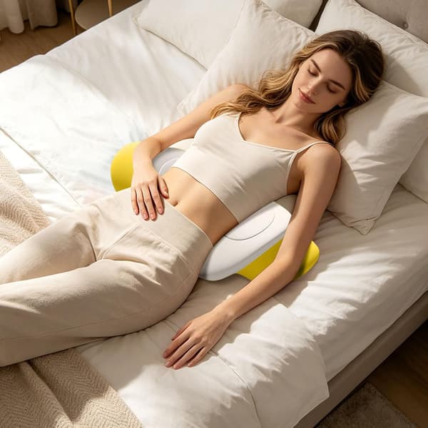 Kuddar Svankstöd för säte Hem Soffa Ryggkomfort (gul) yellow