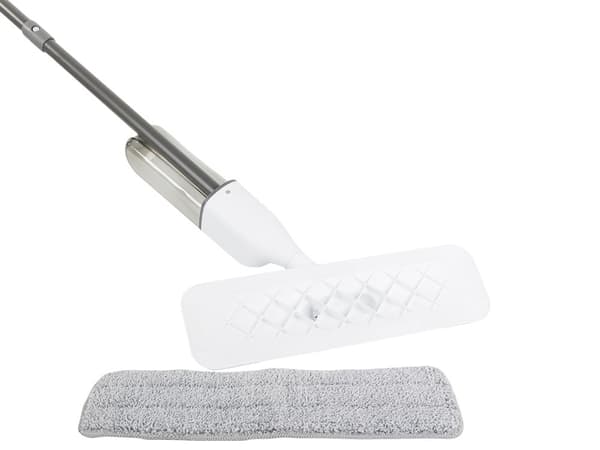 Platt golvmopp - Mopp med hink & sprayfunktion
