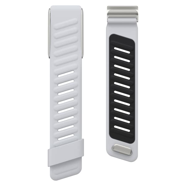 Silikoninen ranneke Whoop 4.0:lle, musta+harmaa Black+Grey