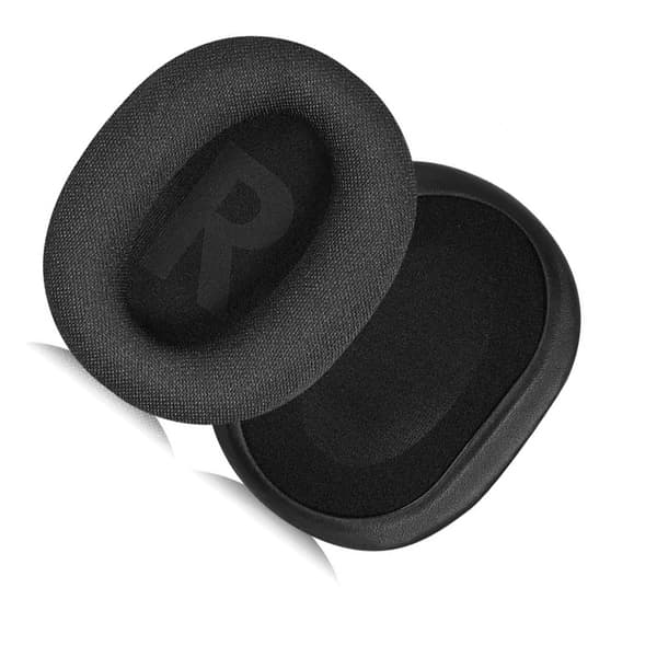 Svarte øreputer i bomull til Logitech G PRO X (2-pakning)