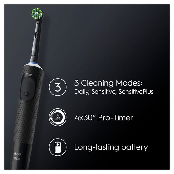 Sähköhammasharja Vitality Pro Black Extra Refill