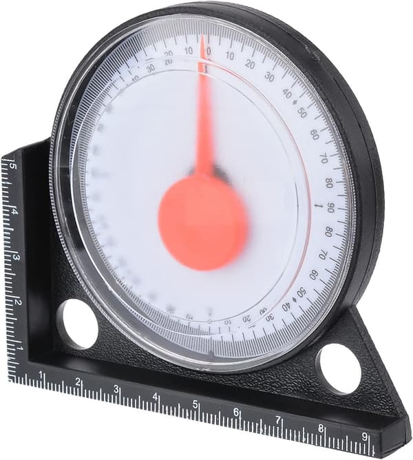 Mini inklinometer, måleverktøy, vinkelmåler, vater, helningsdetektor, hellingsmåler, magnetisk base