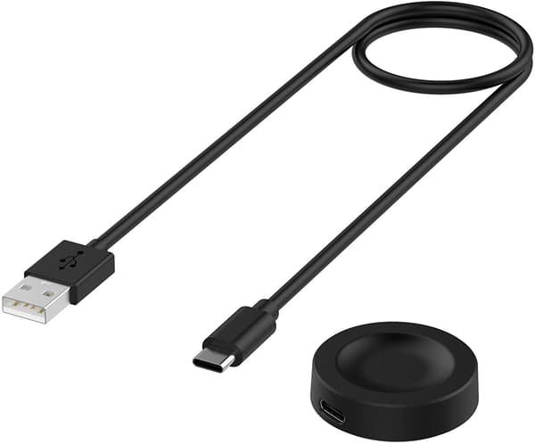Huawei GT 2 Pro/Watch 3/Watch 4/GT3 trådløs opladningsdock/magnetisk hurtigoplader Sort
