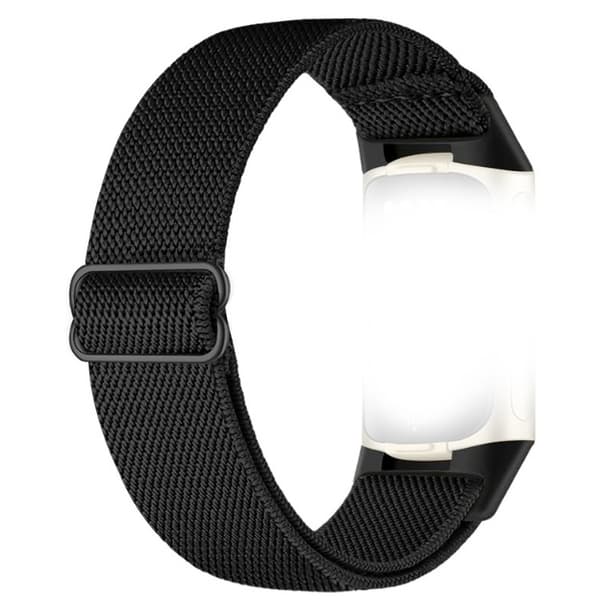 Nylonranneke Fitbit Charge 5/6 -älykellolle, musta Black