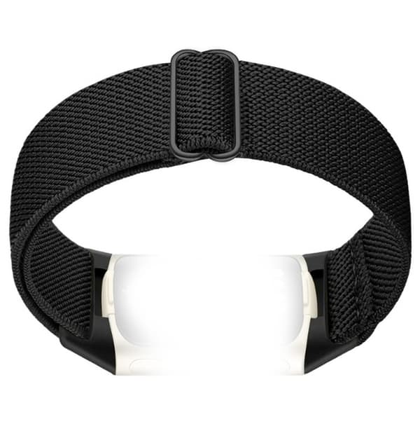 Nylonranneke Fitbit Charge 5/6 -älykellolle, musta Black