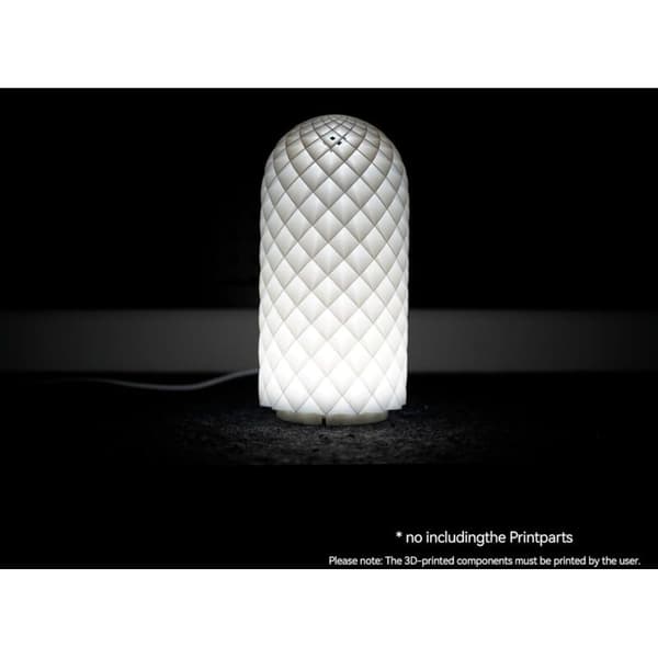 LED 001 Tre farver til Bambu Lab Makerworld 3D-printlampekit Reservedele 5V USB-drevet Varmt lys 3000K