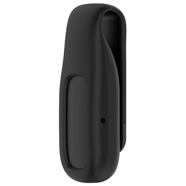 Silikone clip cover kompatibel med Google Fitbit Air - blød stødabsorberende beskyttelse til hverdagsbrug, præcis pasform og flere farver Sort Black