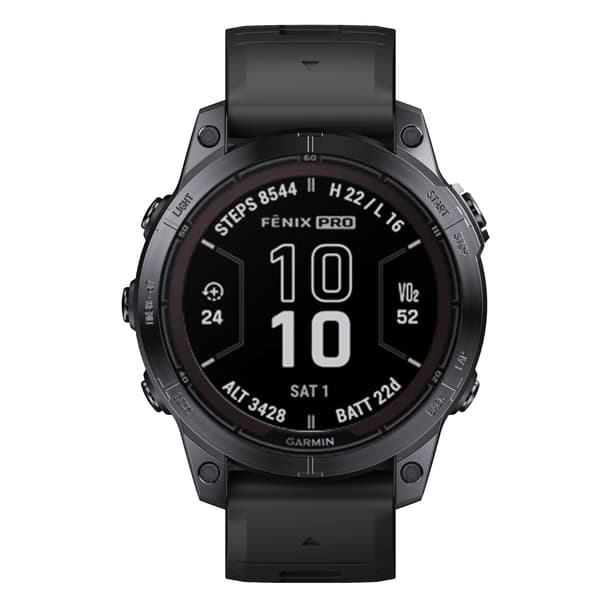 Tyylikäs pikakiinnitys Garmin Fenix 7X Pro Black -kellolle Black