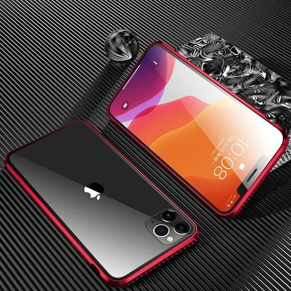 iPhone 11 Pro -kotelo kaksipuolinen punainen