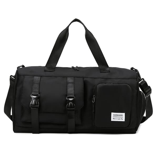 Koffert med skolomme Svart Black