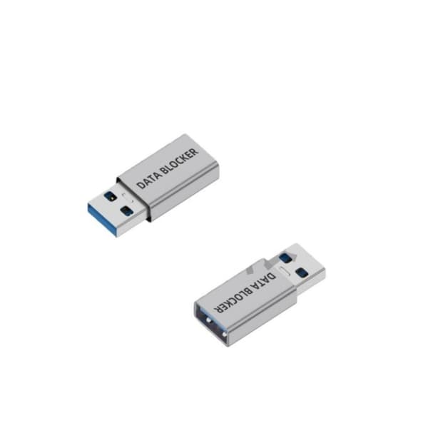 USB A hann til A hunn datablokker - Datatyveribeskyttelse (2-pakning)