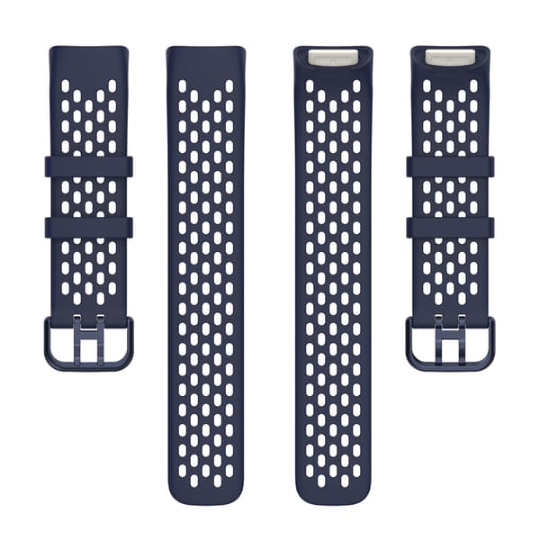 Silikoniranneke Fitbit Charge 6/5:lle, tummansininen