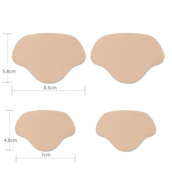 Hälskydd / reparationslappar för skoreparation 4 st Beige Beige
