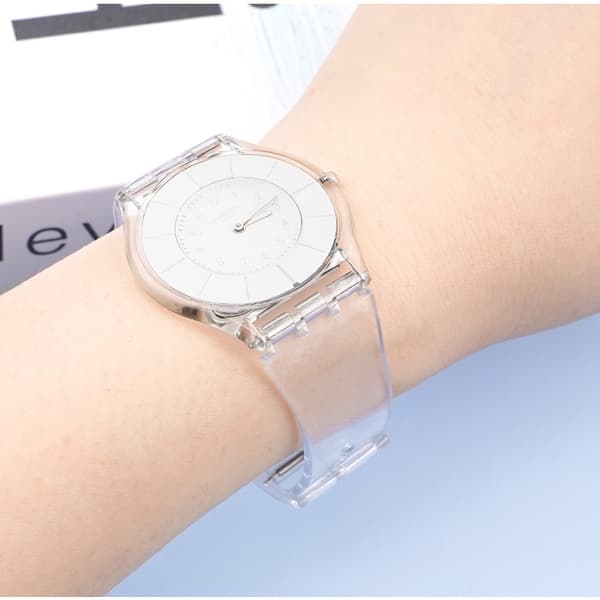 PVC erstatningsrem for Swatch Transparent 16 mm Transparent 16 mm Transparent