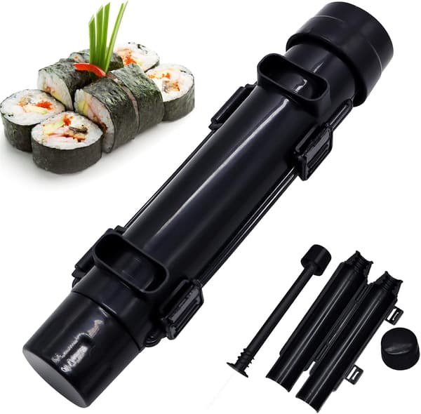 Sushi Making Kit, Multifunksjonell Sushi Maker Bazooka Sushi Roller, Sushi Form