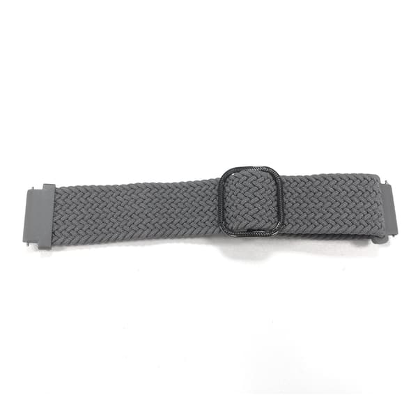 20 mm nailoninen kellonranneke Huawei, Xiaomi, Garmin, Samsung -harmaa