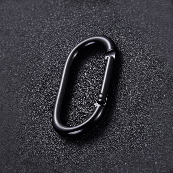 Karabinhager, 10-pak Sort Black