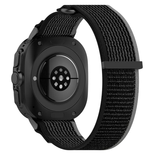 Armbånd til Samsung Watch Ultra 47mm Trail nylonrem Sort