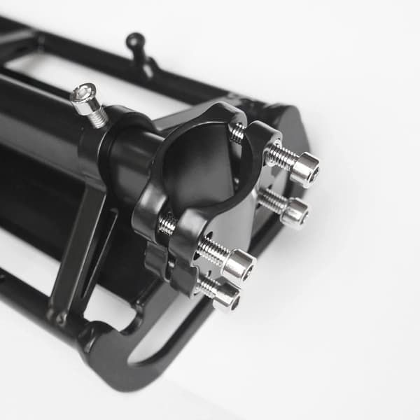 Infällbart bakre pakethållarstöd av aluminiumlegering för cyklar