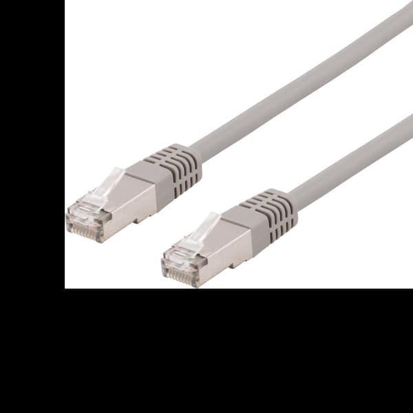 S/FTP Cat6 patchkabel 0,3m 250MHz Deltasertifisert LSZH grå