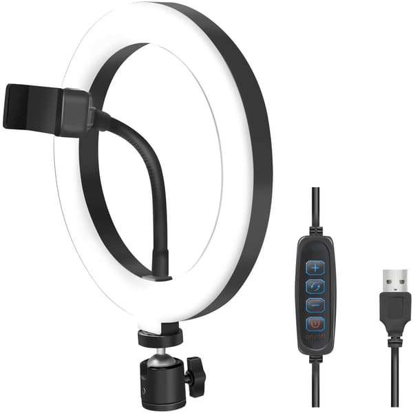 Ringlampa för smartphone Ø20 cm utan stativ
