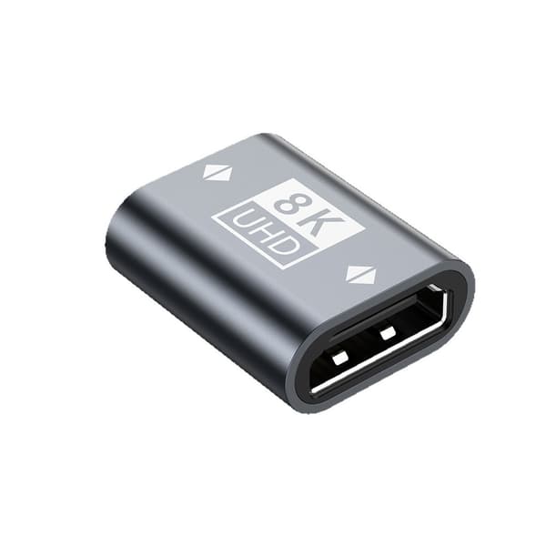 8K HDMI 2.1 hun til hun adapter - HDMI forlænger kobling grå