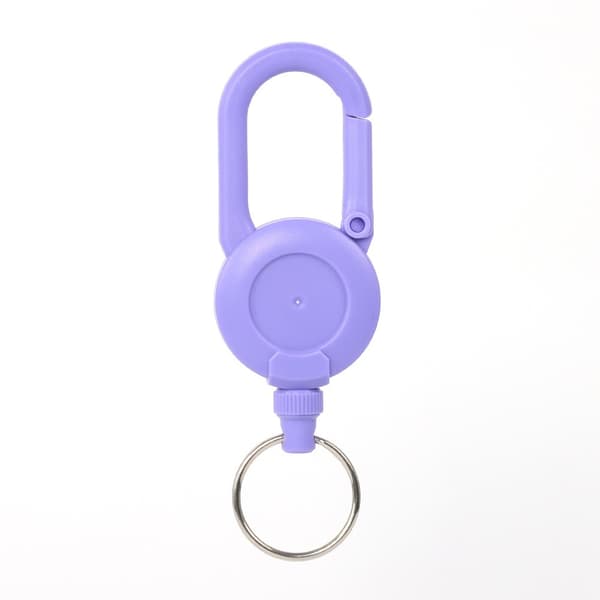 Sisäänvedettävä avaimenperä, violetti Purple