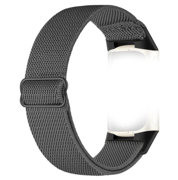 Nylonranneke Fitbit Charge 5/6:lle, tummanharmaa DarkGrey