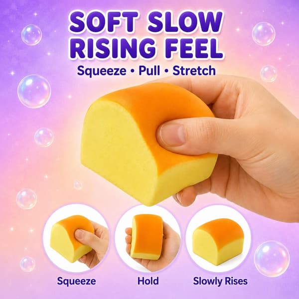 8-i-1 Squishy Pack Rolig Låda Ost Squishy Mat Squishies Set Långsamt Stigande Smör Jordgubbe Sockerfylld Isbit Äpple Bröd