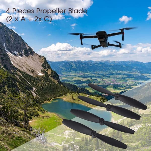 Propelblade, erstatningsblade til rullende edderkopper/luftfragt droner/hydrofoil droner (4 stk.)