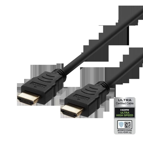 ULTRA High Speed HDMI-kabel, 48 Gbps, 3m, sort