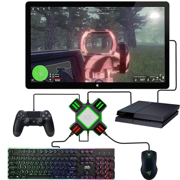 Kabelansluten tangentbords- och musadapter för Nintendo Switch, Xbox One, PS3/4