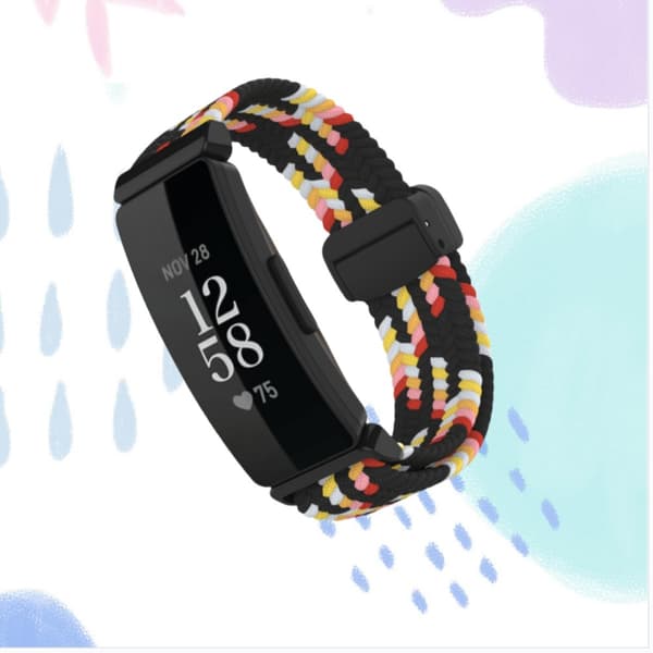Nylonklokkerem til Fitbit Inspire 3 Flerfarget MultiColor